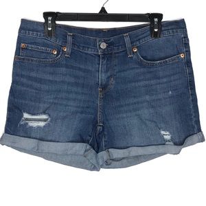 Levi’s Women’s Distressed Denim Shorts Size 29